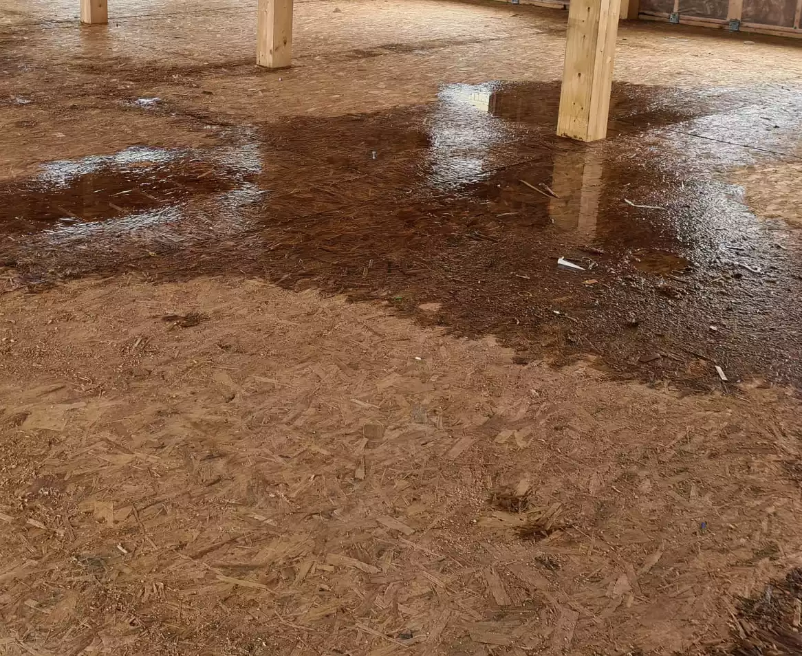 Humidité sur plancher OSB
